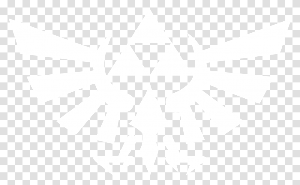 Zelda Triforce Hyatt White Logo, Cross, Stencil, Emblem Transparent Png