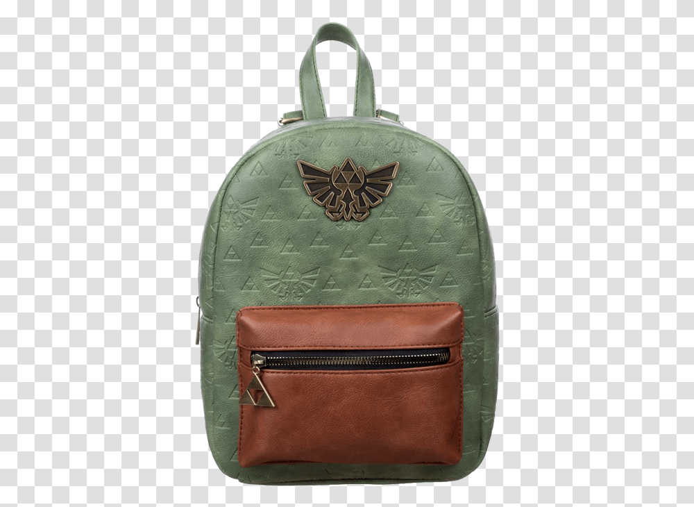 Zelda Triforce Mini Pack Suede, Backpack, Bag, Purse, Handbag Transparent Png