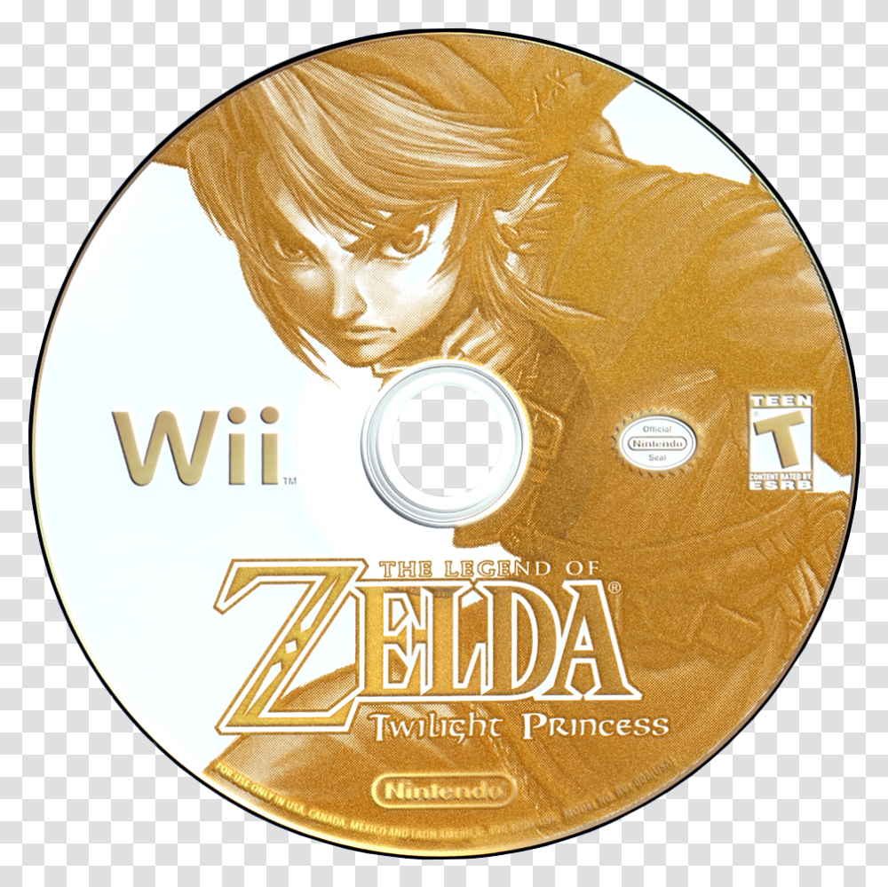 Zelda Twilight Princess Wii Game Wii Zelda Twilight Princess Cd, Disk, Dvd Transparent Png