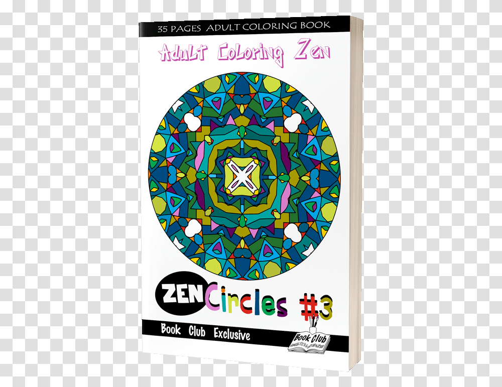 Zen Circles 3 Vertical, Art, Stained Glass, Poster, Advertisement Transparent Png