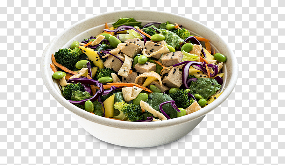Zen Ensalada Freshii Zen Salad, Plant, Bowl, Broccoli, Vegetable Transparent Png