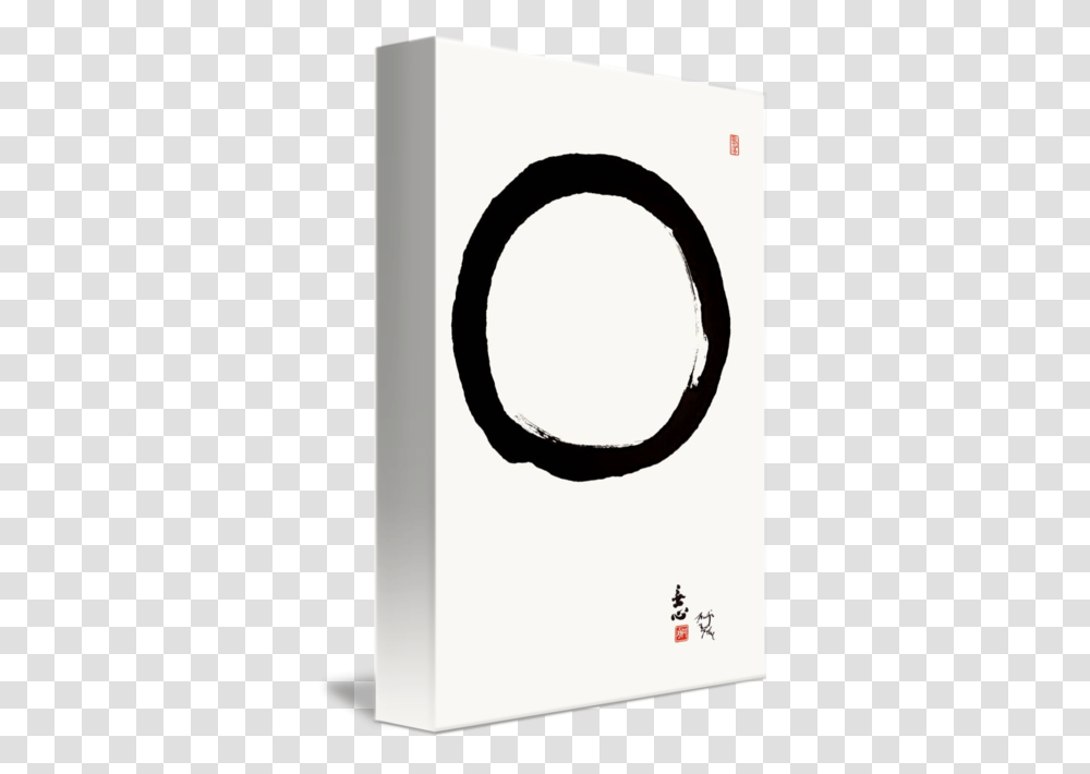 Zen Enso Circle With Mu Shin, Label, Oval, Rug Transparent Png