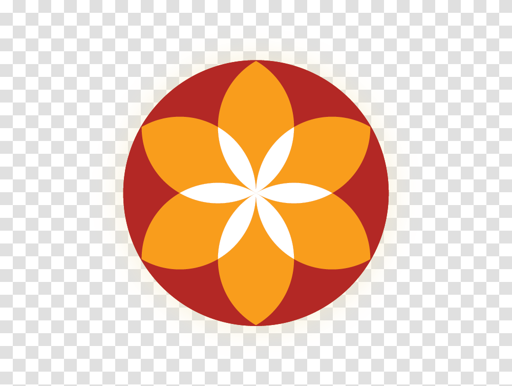 Zen Flower Logo With Glow, Rug, Pattern Transparent Png