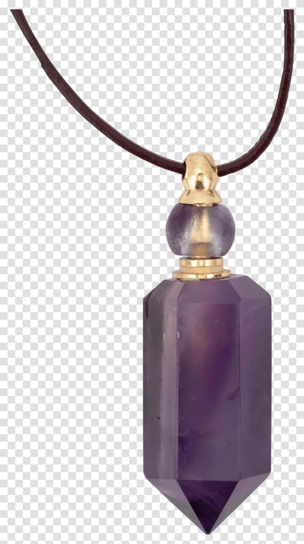 Zengo Amethyst Crystal Vial Necklace, Ornament, Accessories, Accessory, Pendant Transparent Png