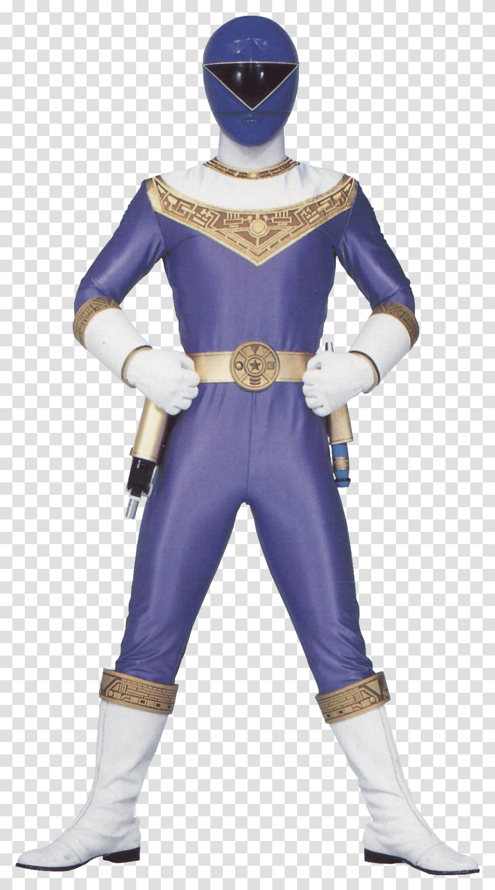 Zeo Ranger Iii Blue Power Rangers Zeo Blue Ranger, Costume, Person, Sleeve Transparent Png