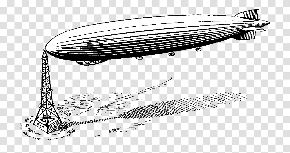 Zeppelin Zeppeliin, Blimp, Airship, Aircraft, Vehicle Transparent Png