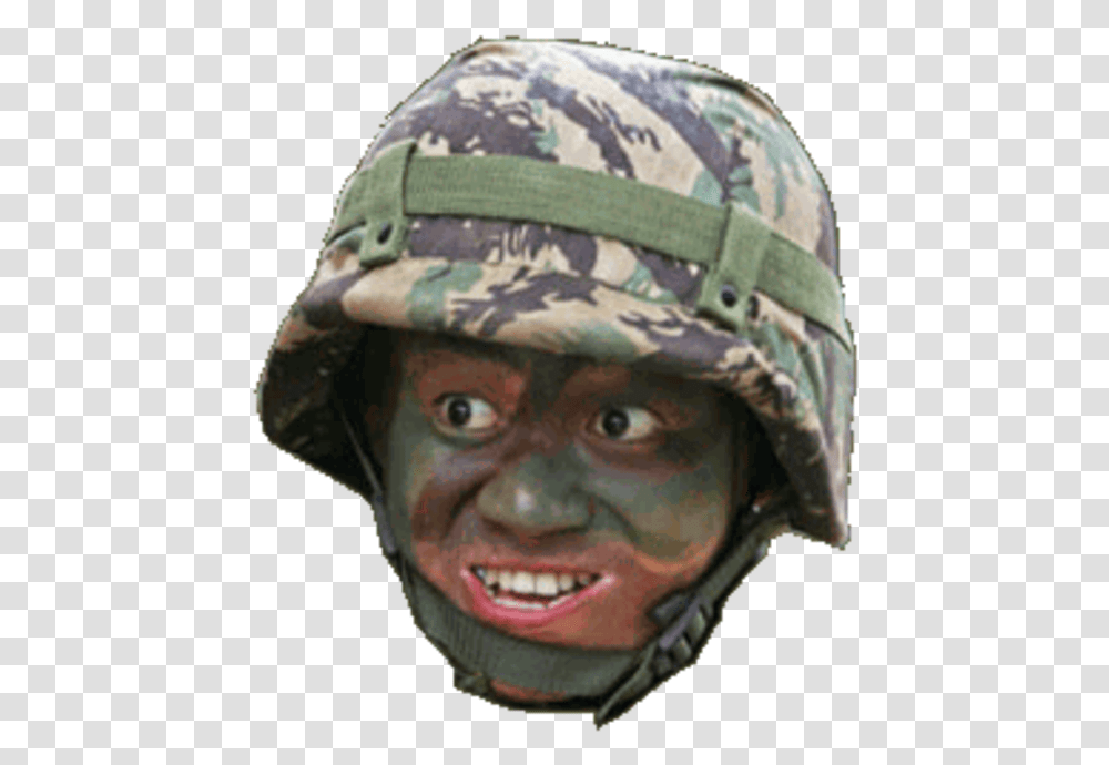 Zerg Face Meme, Helmet, Apparel, Military Transparent Png