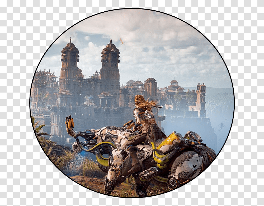 Zero Dawn Horizon 0 Dawn Complete Edition, Painting, Motorcycle, Vehicle Transparent Png