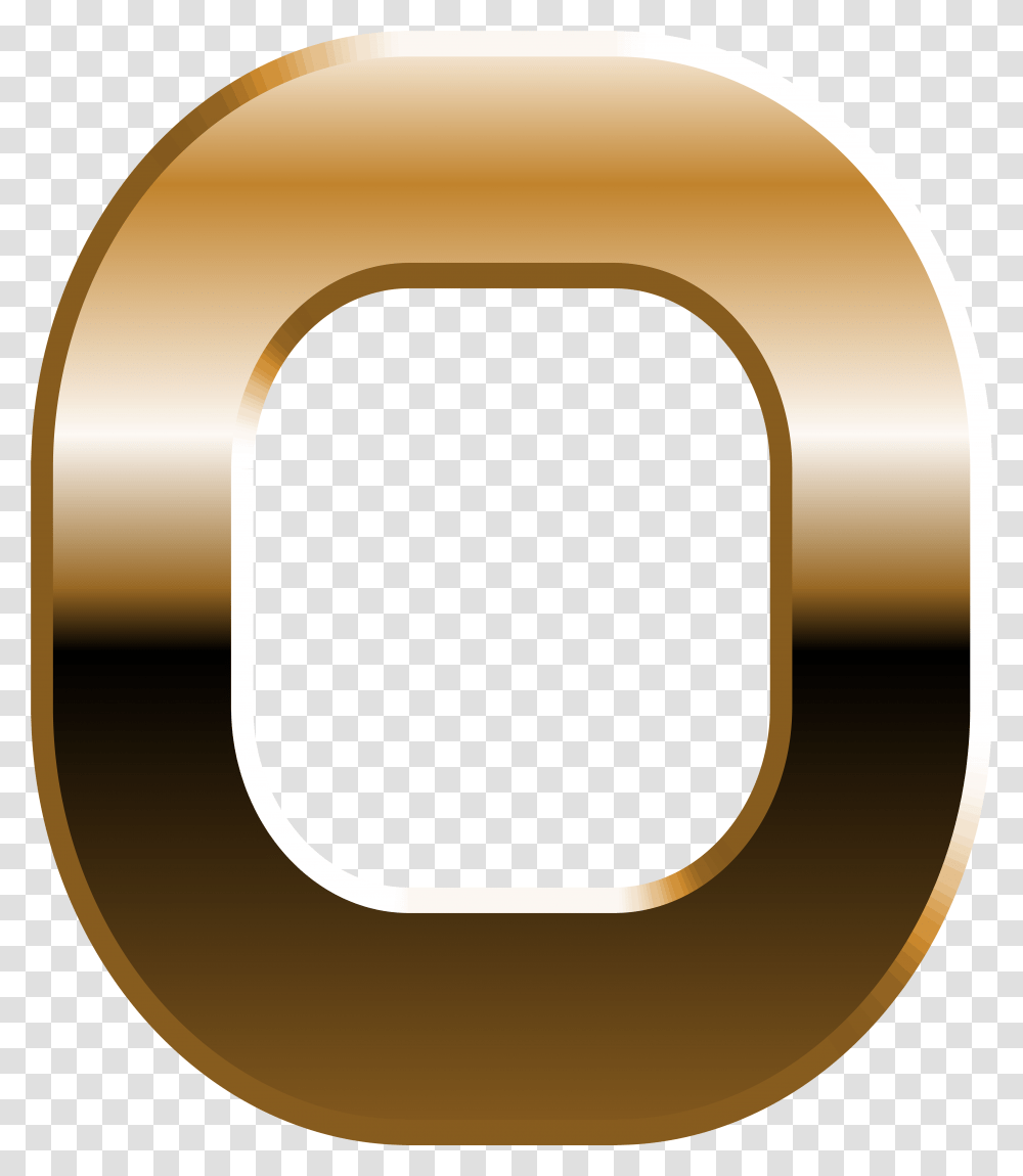 Zero Golden Circle, Number, Alphabet Transparent Png