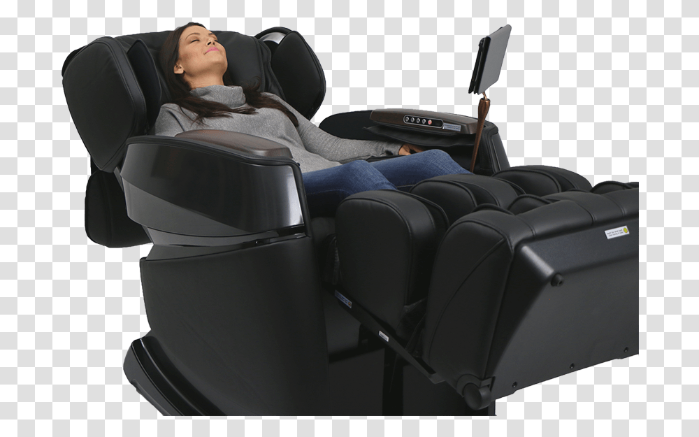 Zero Gravity Massage Chair Ogawa Smart 3d Massage Chair, Cushion, Car Seat, Person, Human Transparent Png