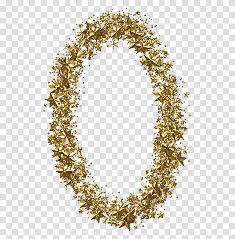 Zero O Number Nombre Chiffre Numero0 Number0 Metal, Gold, Wreath Transparent Png
