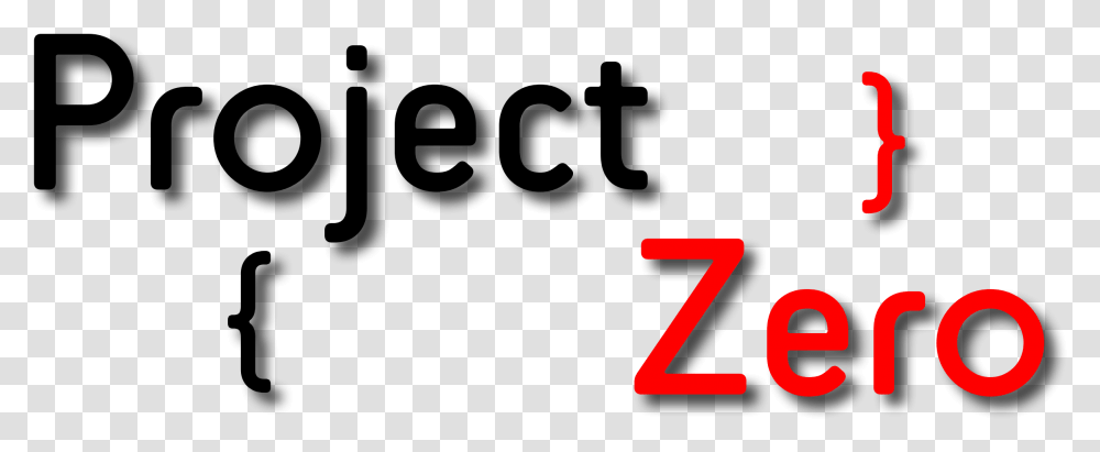 Zero Project Work Word Design, Number, Alphabet Transparent Png