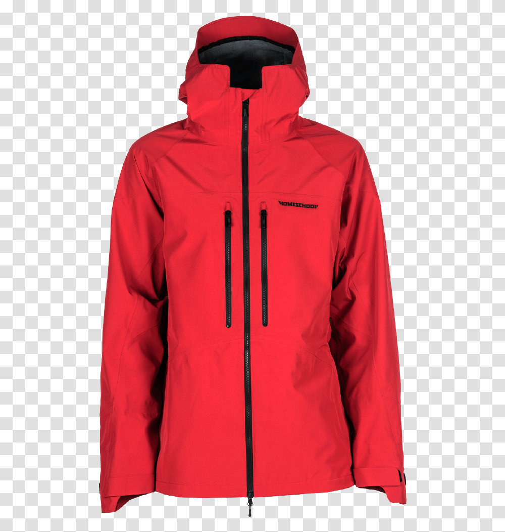 Zero Rh Ski Jacket Red, Apparel, Coat, Person Transparent Png