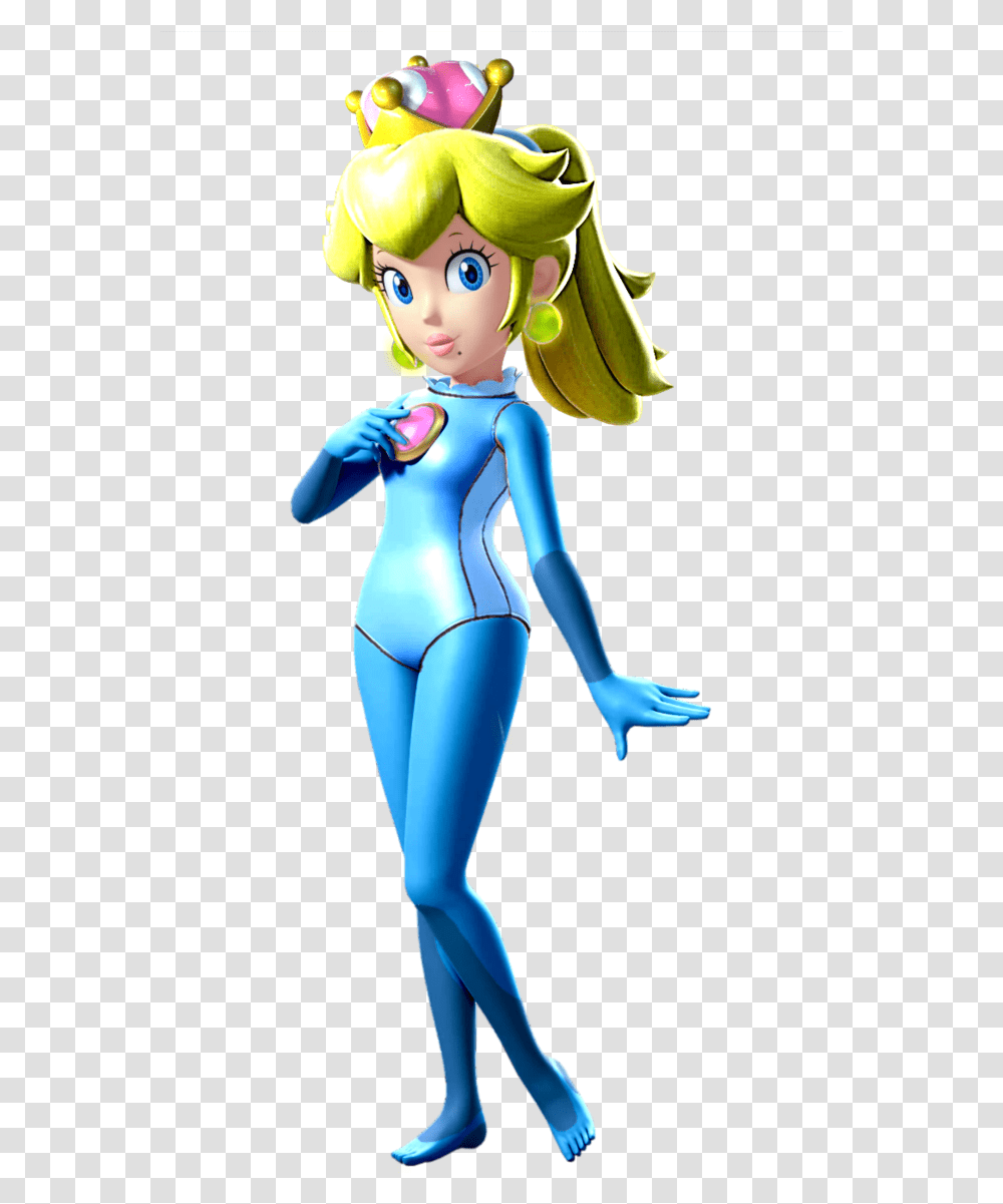 Zero Suit Samus Ette Peachette Super Crown Know Your Meme Super Mario Odyssey Peach, Female, Person, Graphics, Art Transparent Png