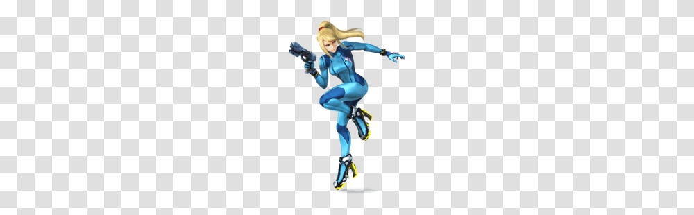 Zero Suit Samus, Figurine, Person, Human, Costume Transparent Png