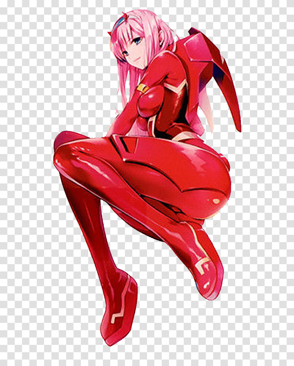 Zero Two Darling In The Franxx Suit, Blow Dryer, Appliance, Hair Drier, Figurine Transparent Png