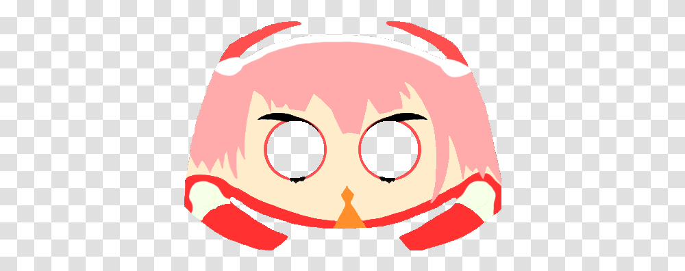Zero Two Discord Icon Fictional Character, Mask, Head, Alien Transparent Png