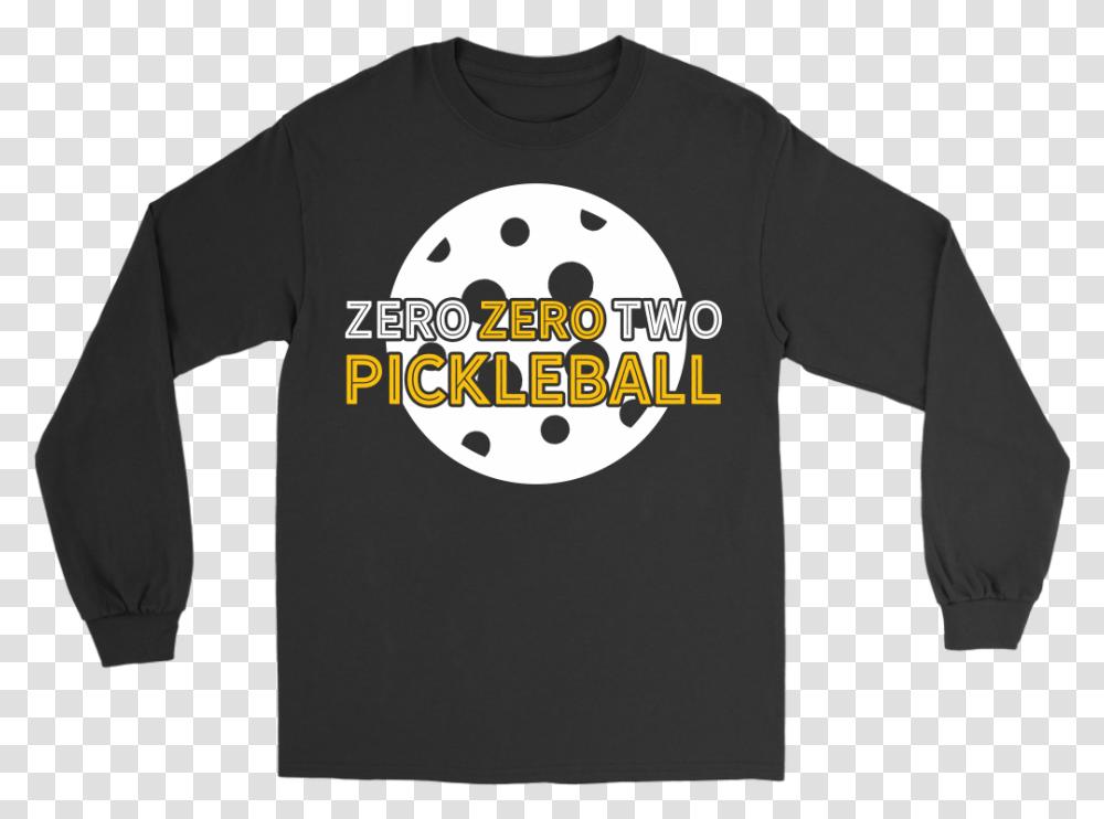 Zero Zero Two Pickle Ball Long Sleeve Tee For Grandpa T Shirt, Apparel, T-Shirt Transparent Png