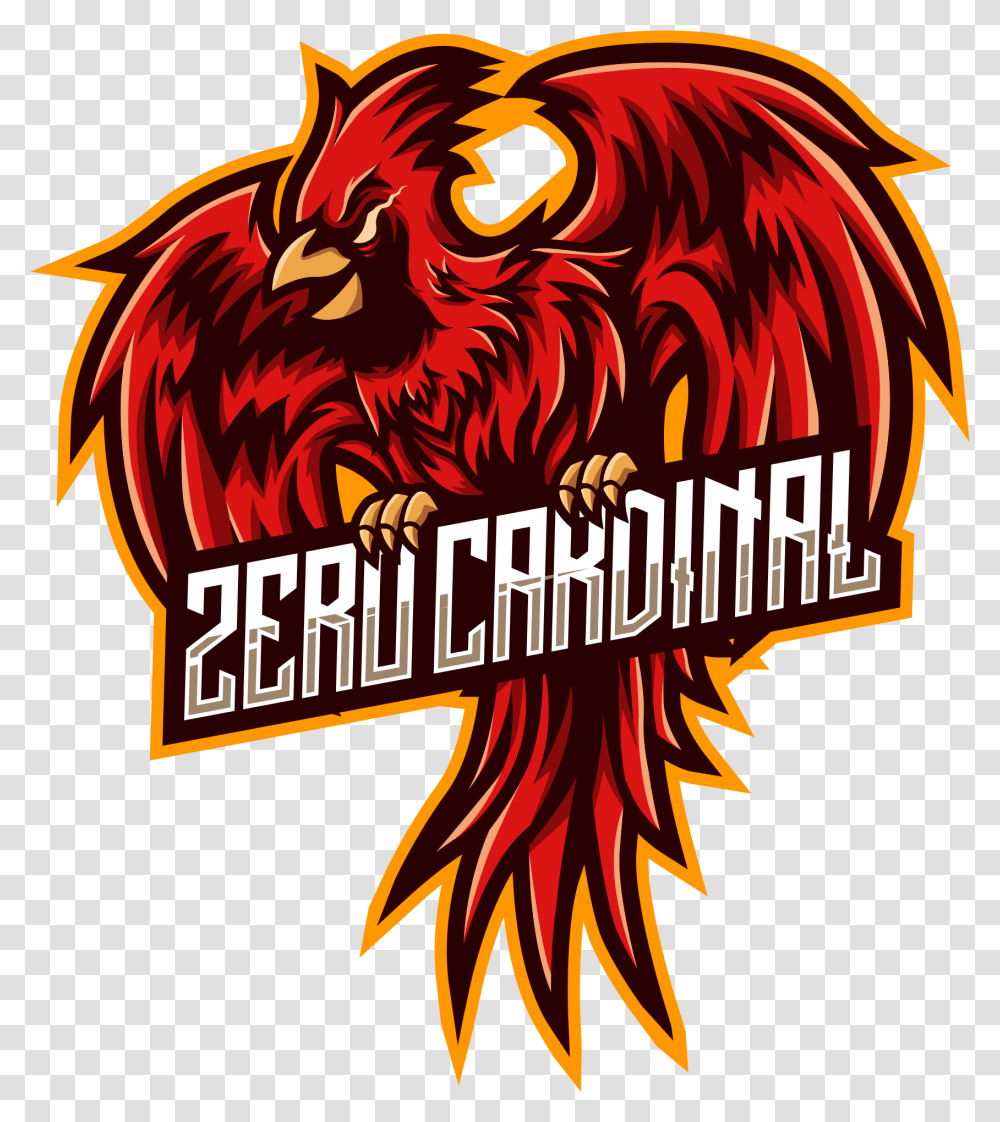 Zerocardinal Illustration, Logo, Animal, Bird Transparent Png