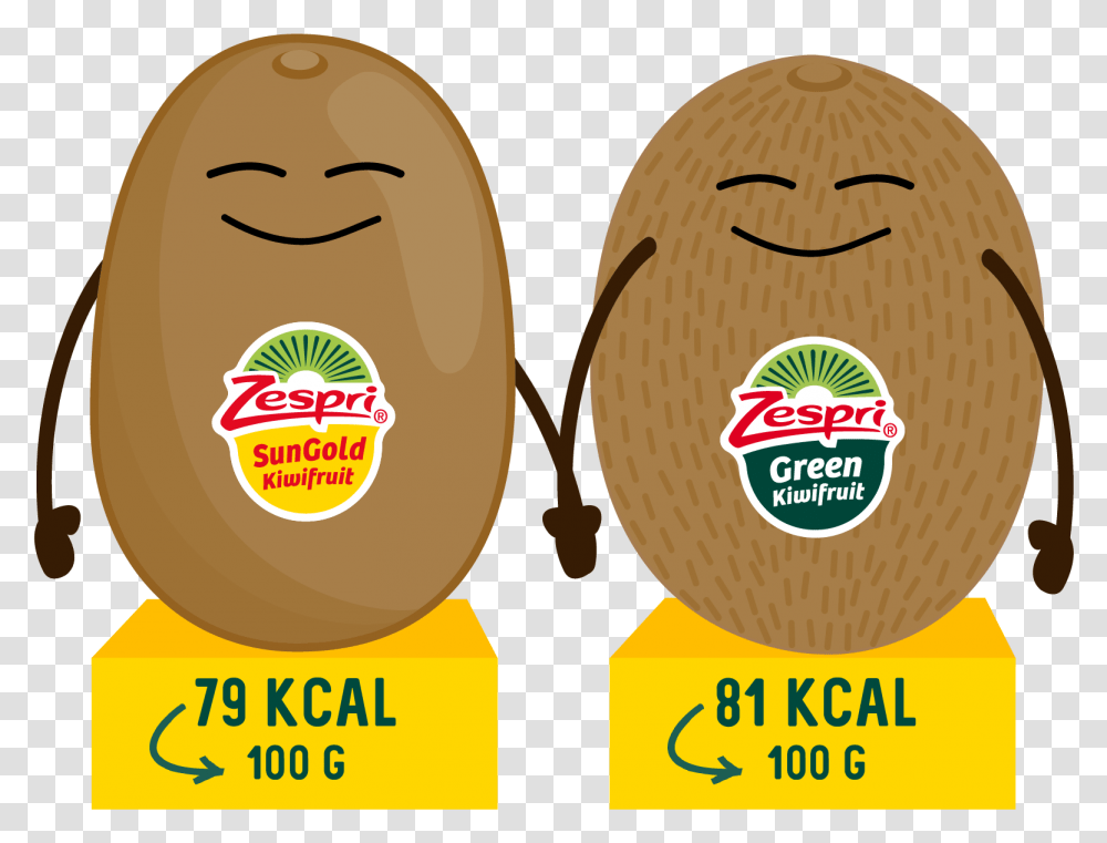 Zespri Green Kiwifruit Is Not High In Calories Kiwi Kcal, Plant, Food, Cutlery, Spoon Transparent Png