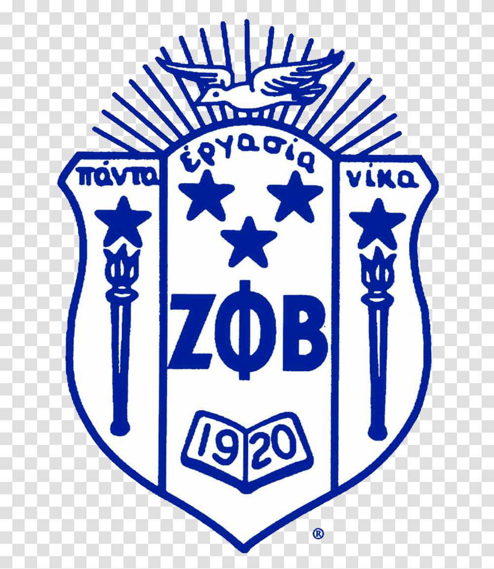Zeta Phi Beta, Logo, Armor, Badge Transparent Png