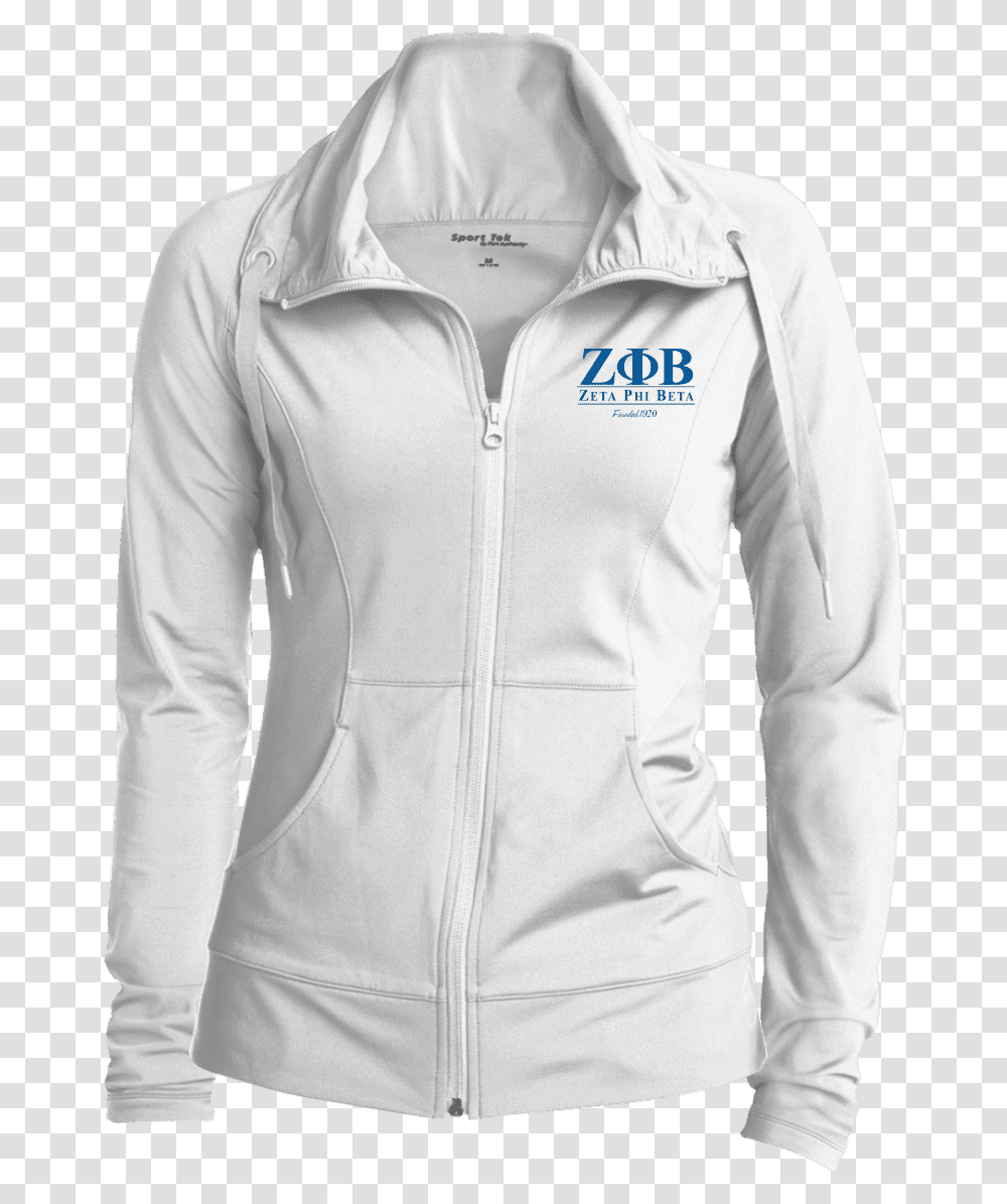 Zeta Phi Beta Sport Tek Ladies Sport Wick Stretch Full Zip Jacket, Apparel, Sweatshirt, Sweater Transparent Png