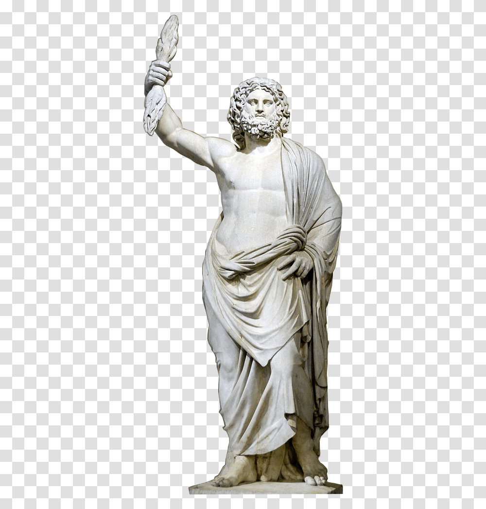 Zeus Statue, Sculpture, Person, Human Transparent Png