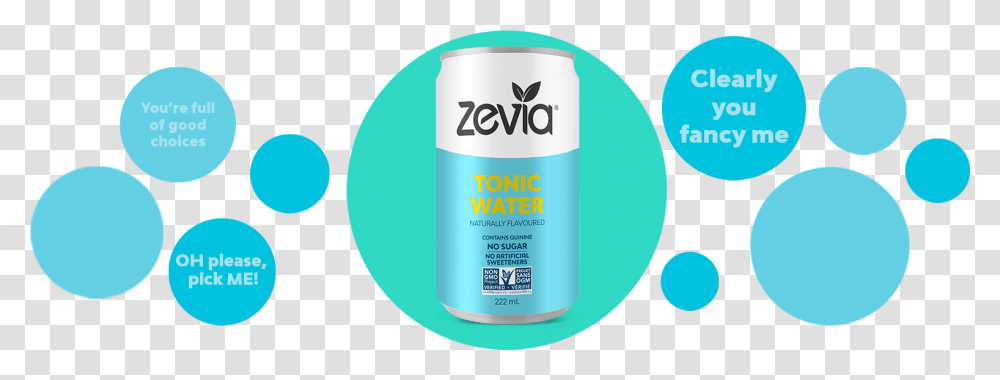 Zevia Sugar Free Zero Calorie Tonic Water Mixer Zevia, Bottle, Can, Tin, Aluminium Transparent Png