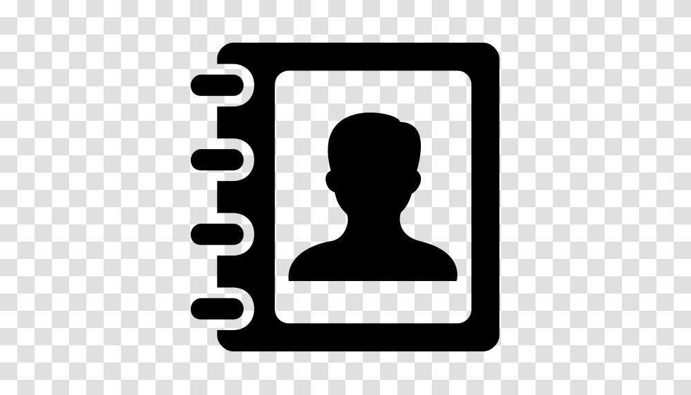 Zf Address Book Icon Address Book Contacts Icon With, Gray, World Of Warcraft Transparent Png