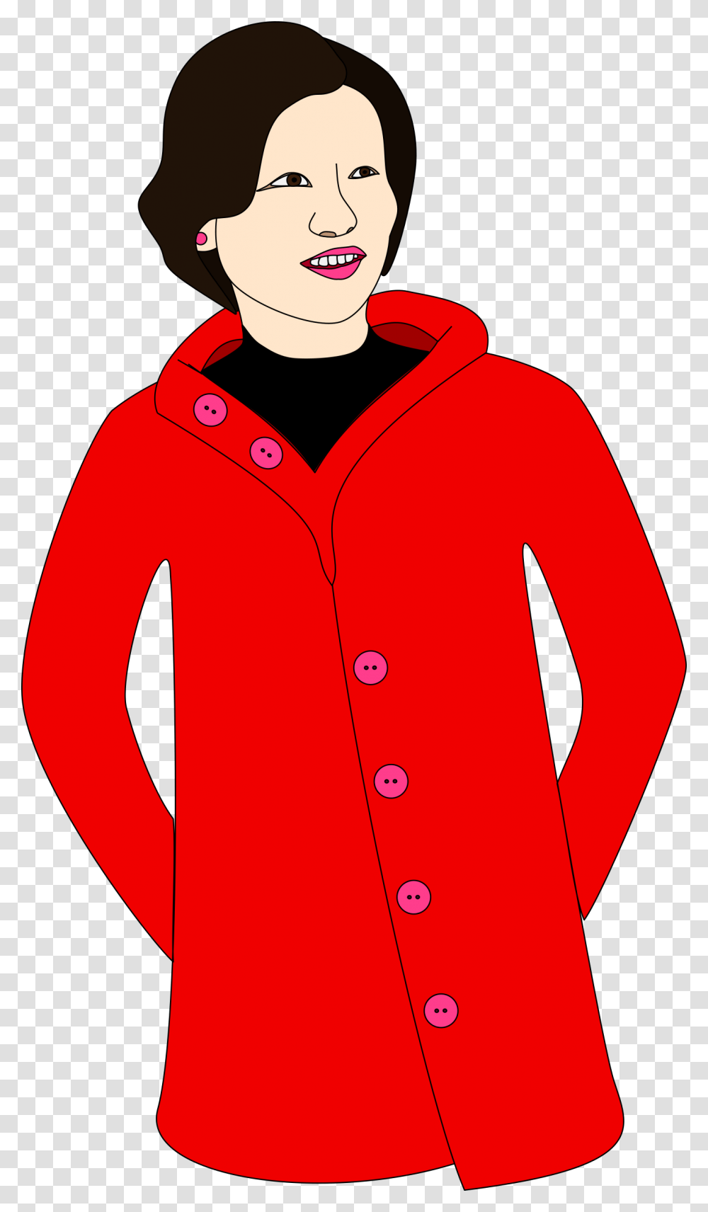 Zhou Qunfei Clip Arts Chinese Woman Cartoon, Apparel, Sweater, Sleeve Transparent Png