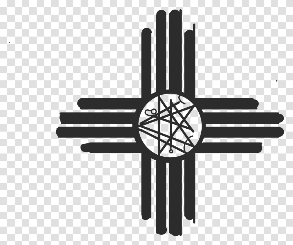 Zia Sun Symbol, Cross, Crucifix, Gun, Weapon Transparent Png