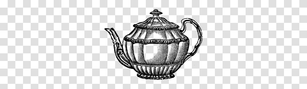 Zibi Vintage Scraplots Of Bw Teapots Here Cafeteras, Gray, World Of Warcraft Transparent Png