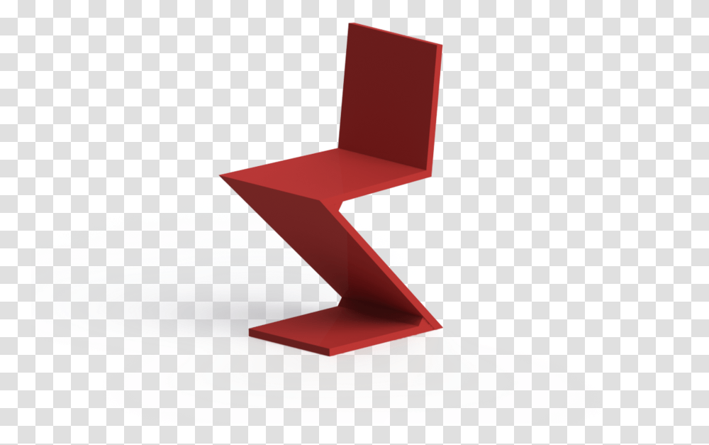 Zig Zag Chair, Furniture, Tabletop Transparent Png