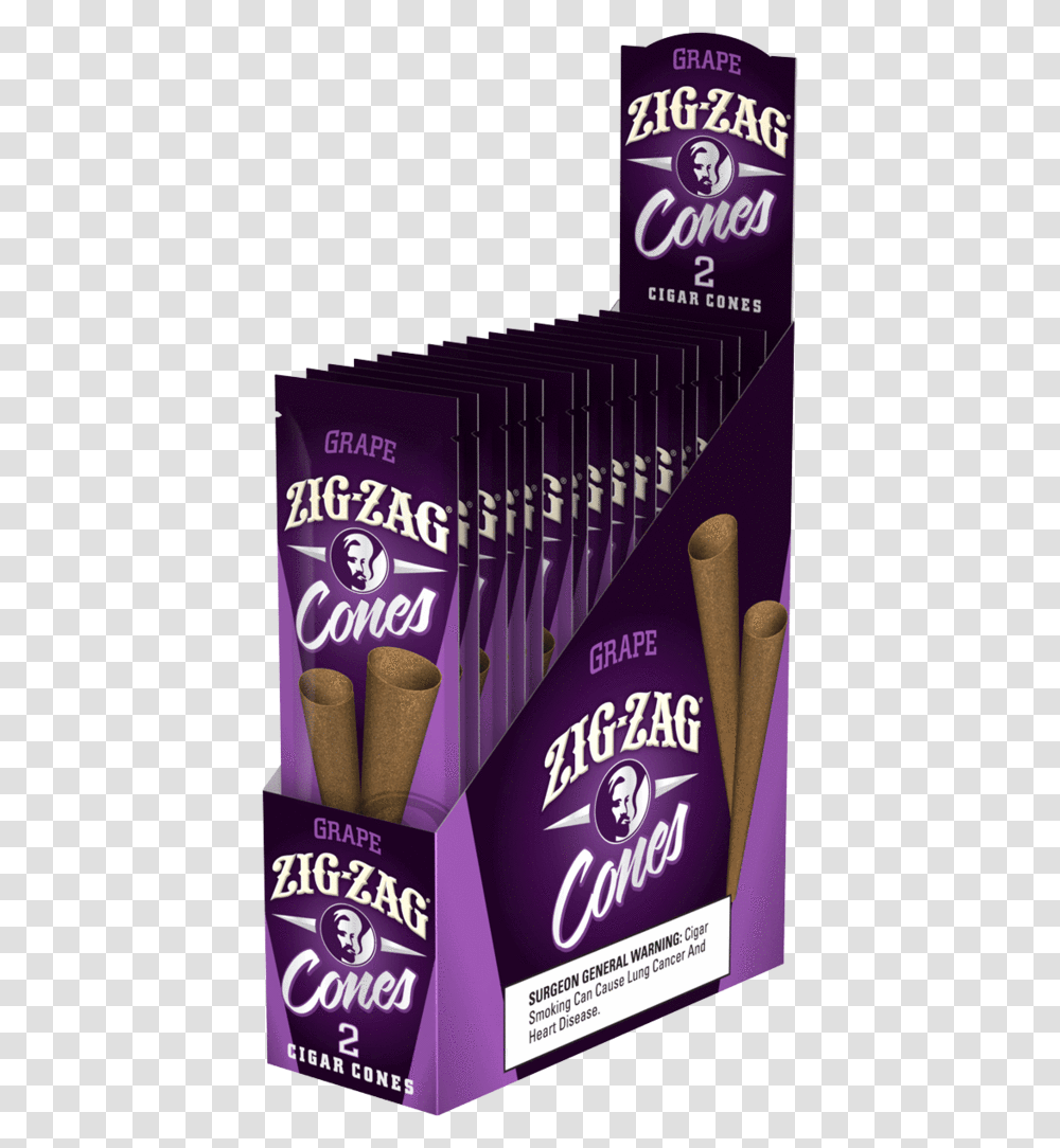Zig Zag Grape Cigar Cones Zig Zag Cones Grape, Team Sport, Sports, Poster Transparent Png