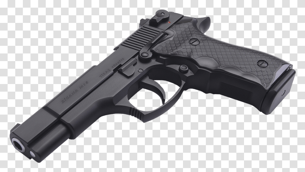 Zigana M16 Black Zigana 9mm Pistol, Gun, Weapon, Weaponry, Handgun Transparent Png