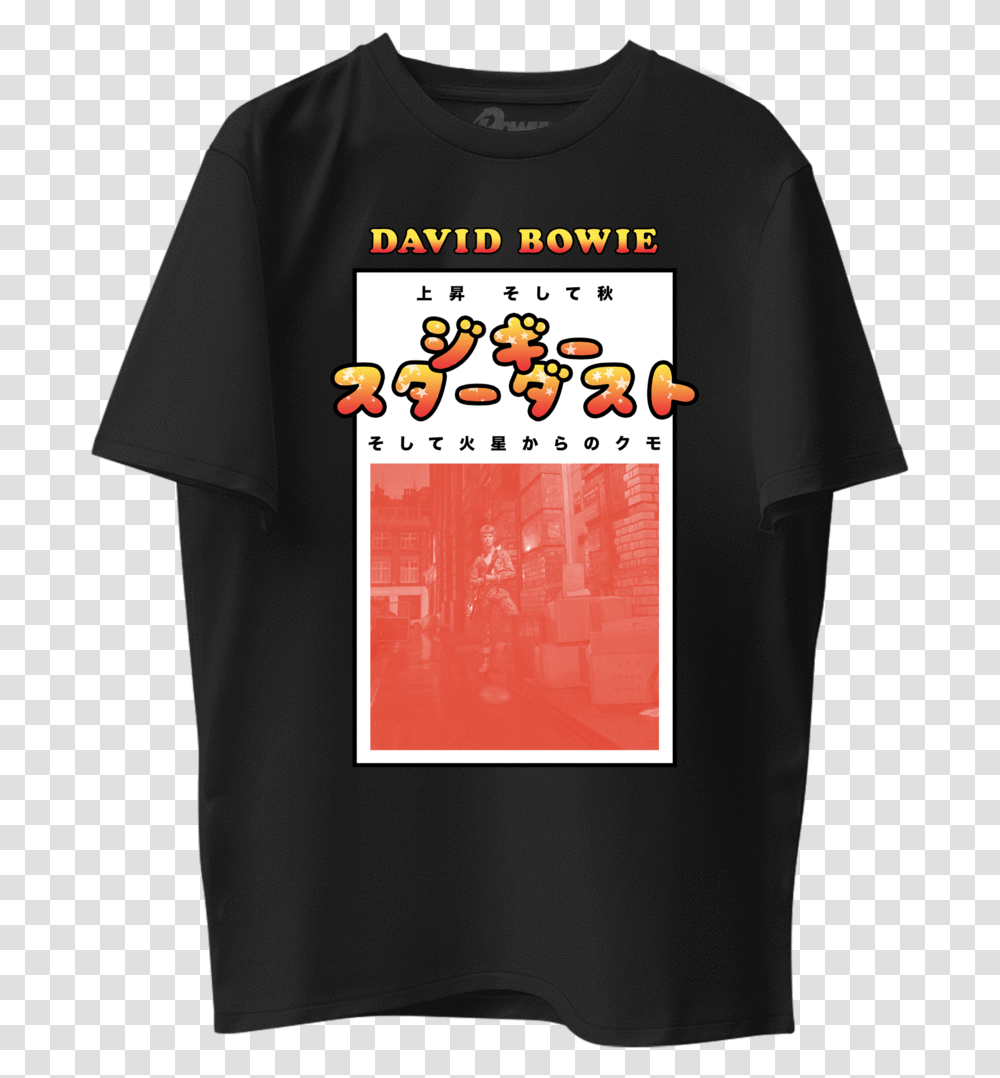 Ziggy Stardust Tee Short Sleeve, Clothing, Apparel, T-Shirt, Poster Transparent Png