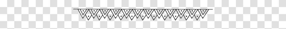 Zigzag Triangle Dot Border Plot, Word, Logo Transparent Png