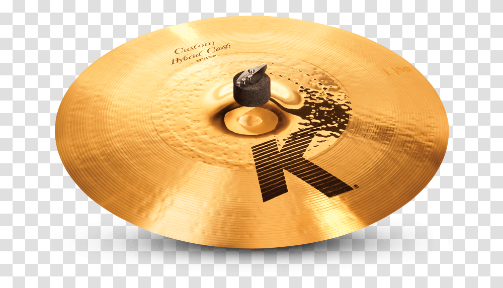 Zildjian K Custom Hybrid Crash, Lamp, Gold, Gong, Musical Instrument Transparent Png
