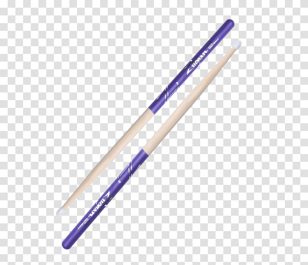 Zildjian Nylon Tip Purple Dip Drumsticks, Tool, Arrow Transparent Png