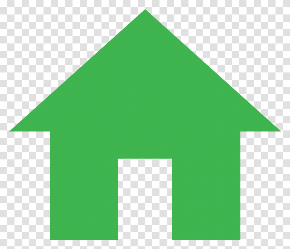 Zillow Icon Animated Green House Download Original Home Icon Green, Triangle, Housing, Building, Symbol Transparent Png
