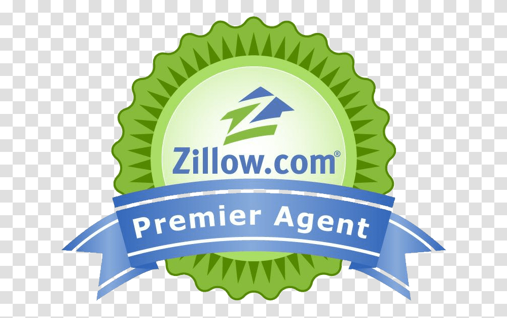 Zillow Premier Agent Logo, Label, Plant Transparent Png