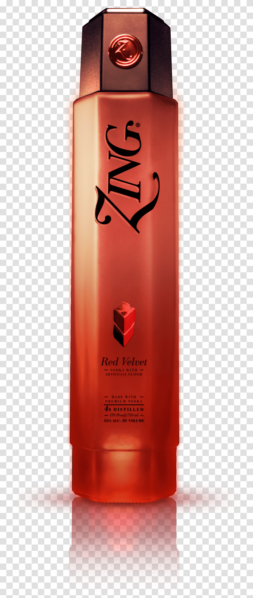 Zing Red Velvet Zing Vodka Red Velvet, Bottle, Liquor, Alcohol, Beverage Transparent Png