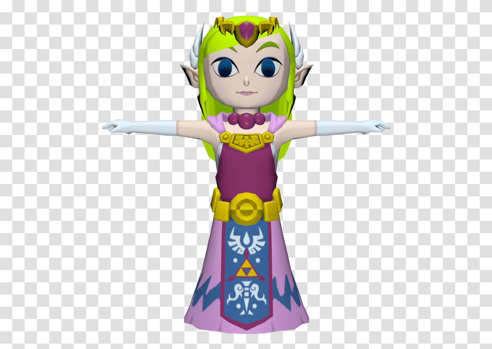 Zip Archive Legend Of Zelda Wind Waker Princess Zelda, Costume, Elf, Toy Transparent Png