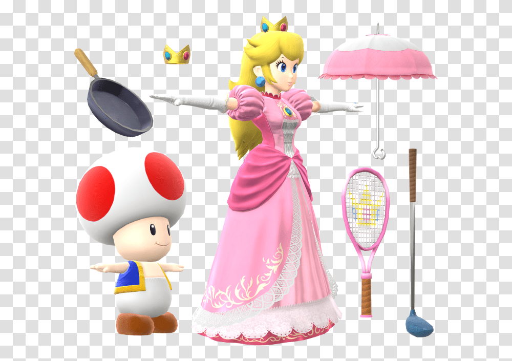 Zip Archive Super Smash Bros Ultimate Peach, Doll, Toy, Figurine, Person Transparent Png