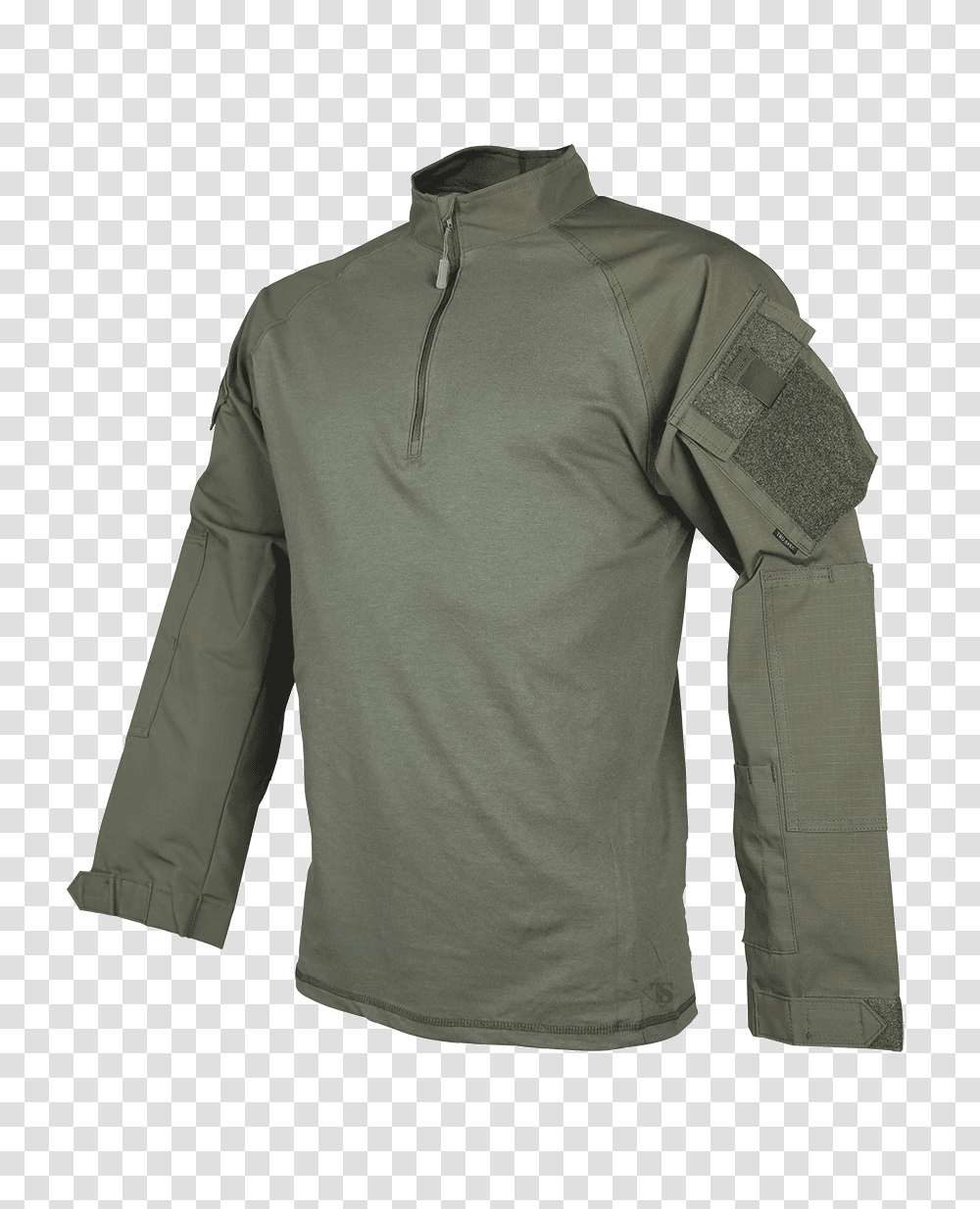 Zip Combat Shirt Tru Spec Tactically Inspired Apparel, Sleeve, Long Sleeve, Khaki Transparent Png