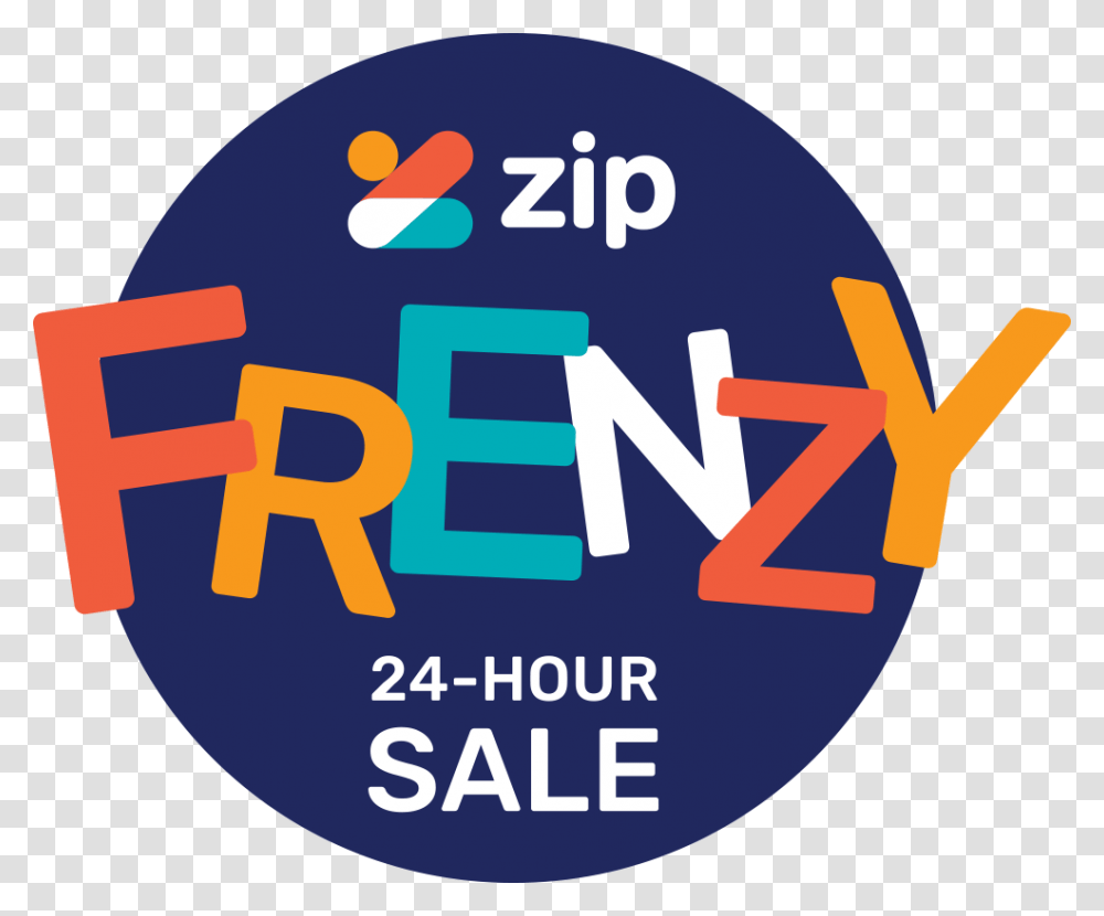 Zip Frenzy Sale Circle, Word, Face, Urban Transparent Png
