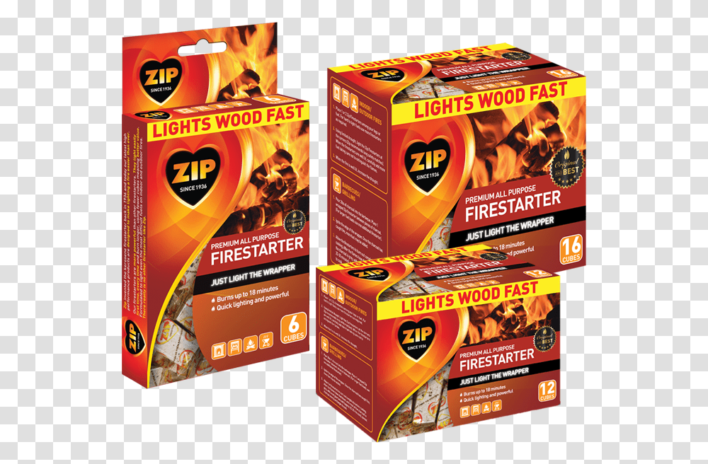 Zip Premium All Purpose Firestarters Wood Fire Starter Cubes, Person, Poster, Advertisement, Paper Transparent Png