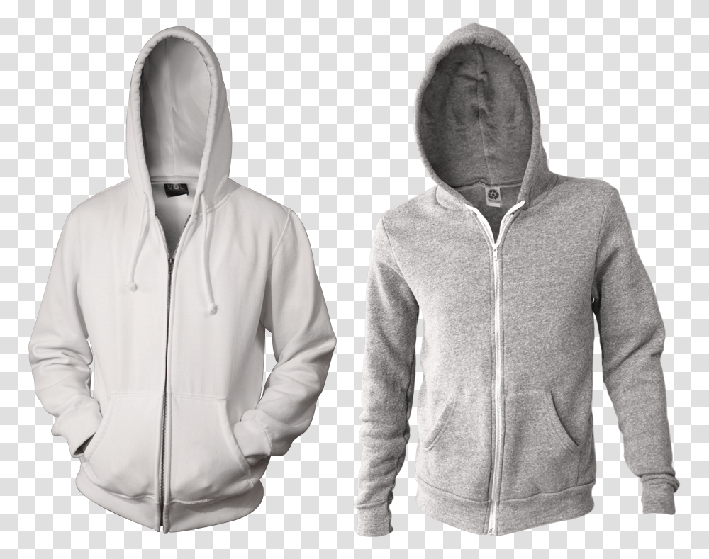 Zip Up Hoodie Mockup Kit Product Mockups On Creative Sweater Polos Warna Putih, Apparel, Sweatshirt, Person Transparent Png