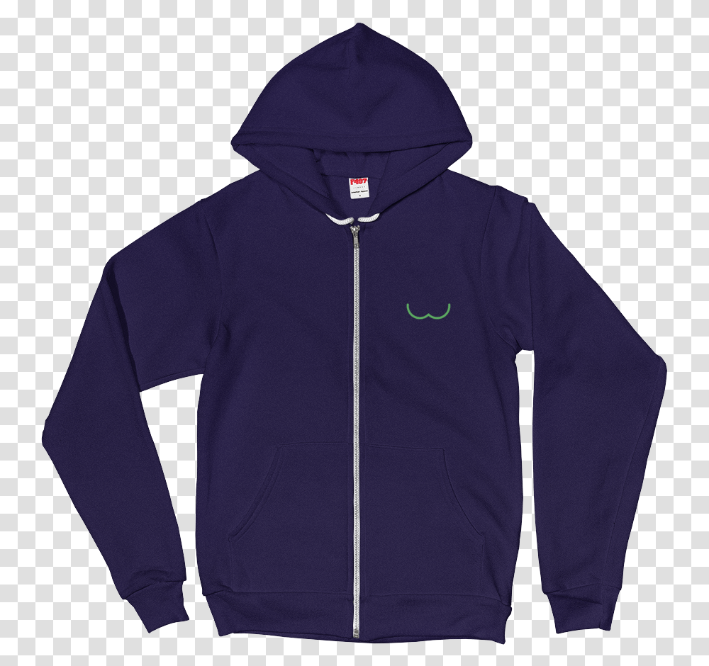 Zip Up Hoodies With Wave Logo, Clothing, Apparel, Fleece, Sweatshirt Transparent Png