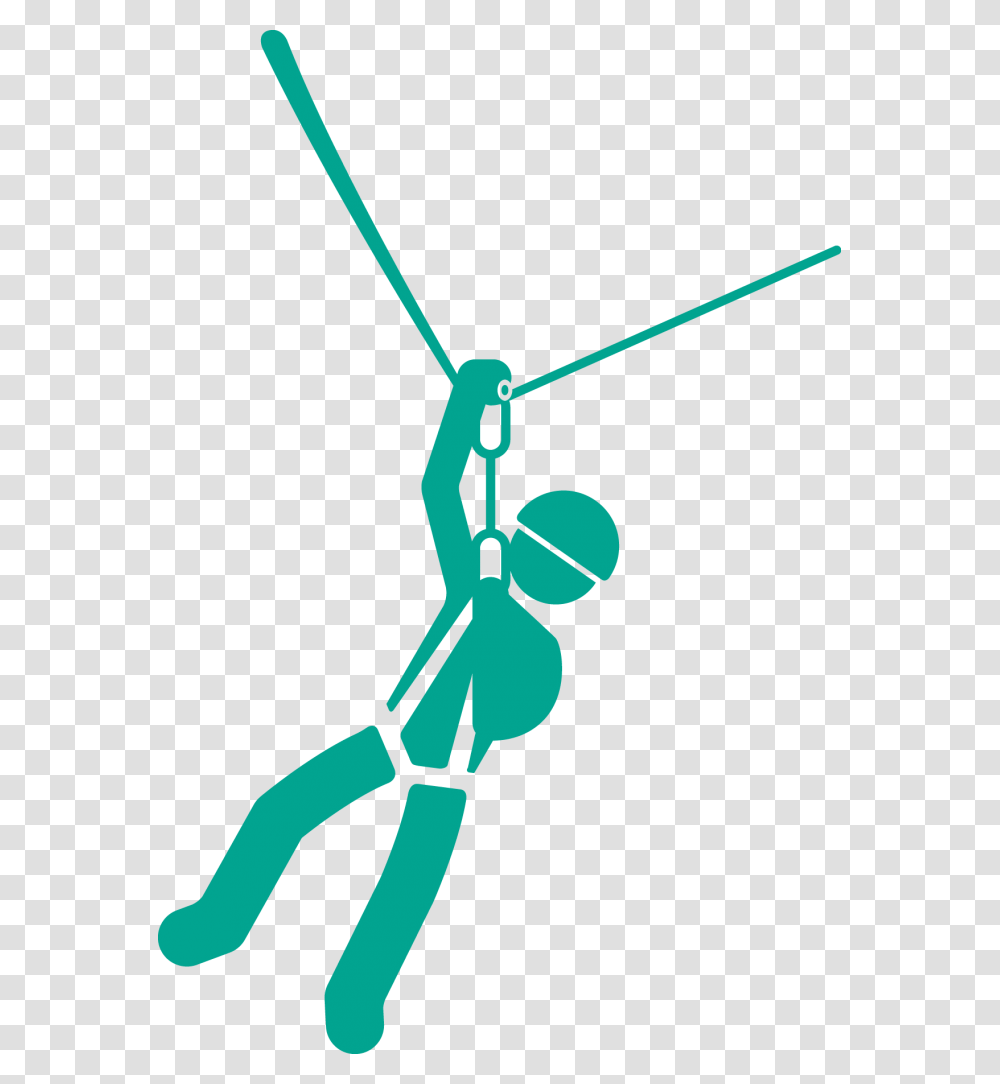 Zipline Zip Line Clip Art, Pole Vault, Sport, Acrobatic, Sports Transparent Png